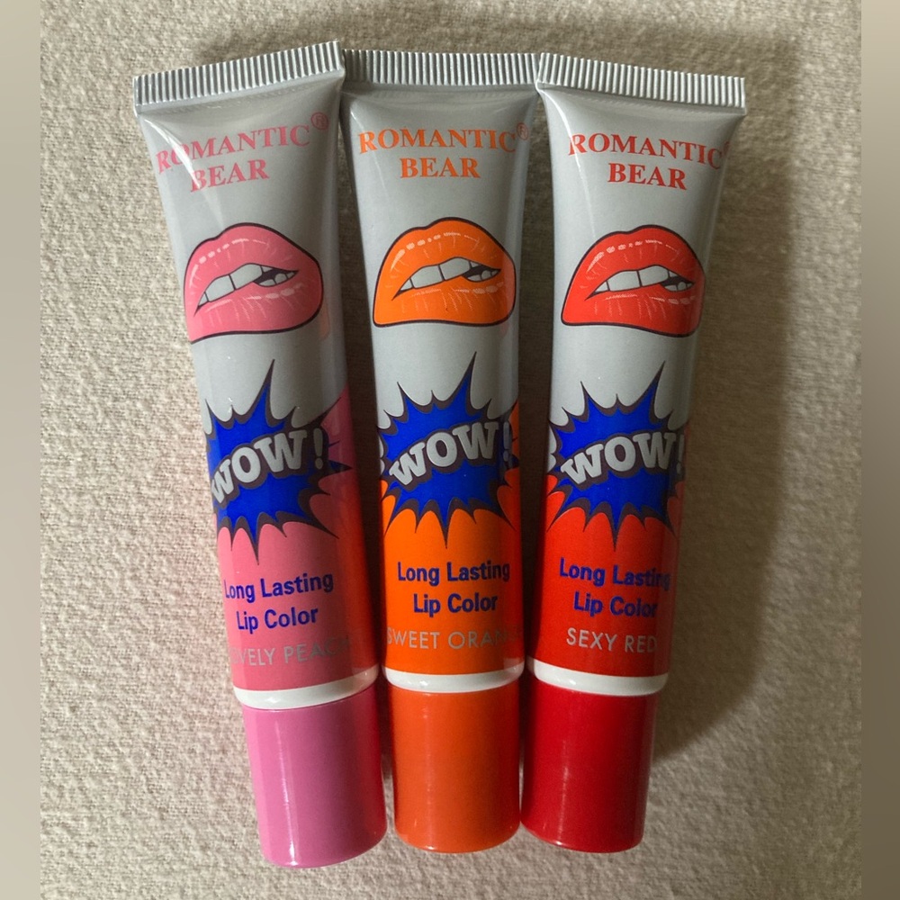 3 Pcs Peel-off Lip Stain